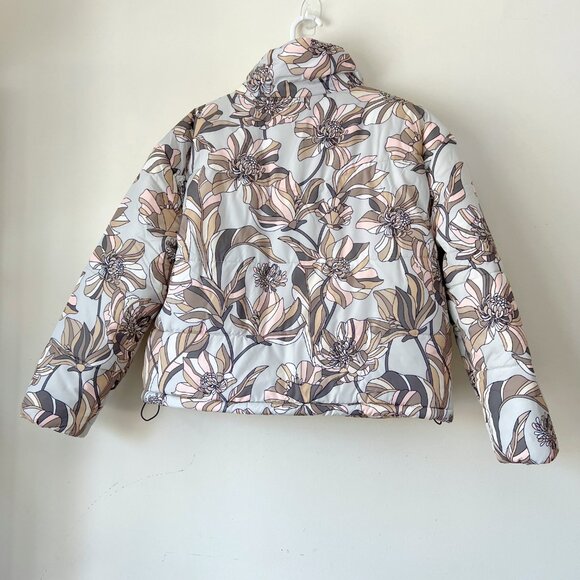 NEW Badgley Mischka Vintage Print Puffer Coat, Size L - Picture 10 of 16